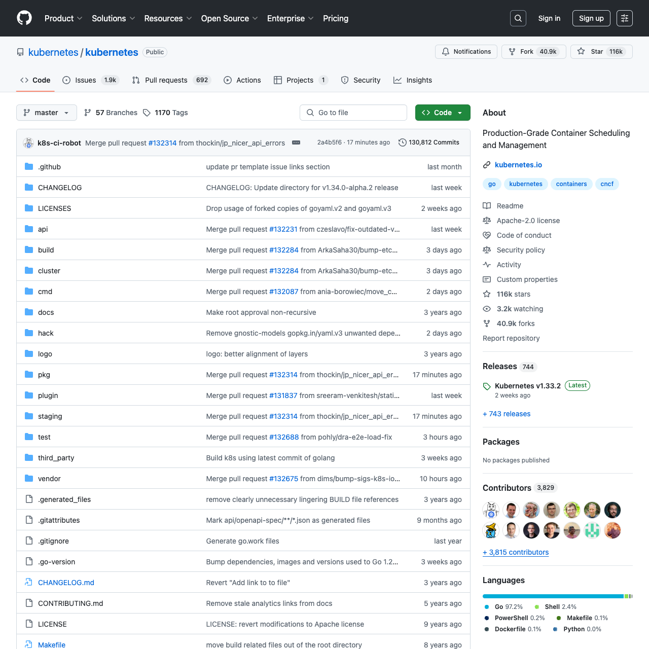 Kubernetes 示例界面