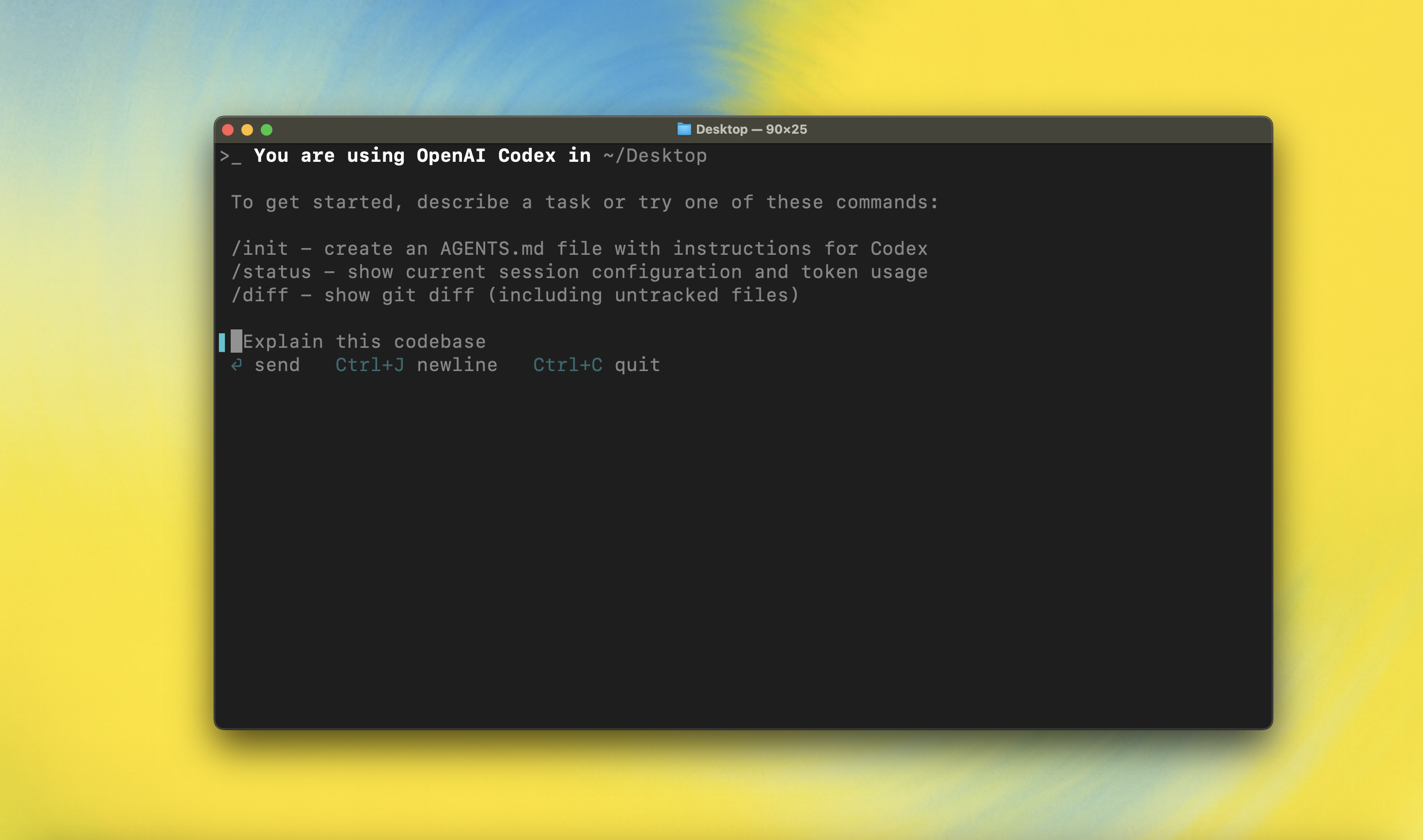 Codex CLI 命令界面